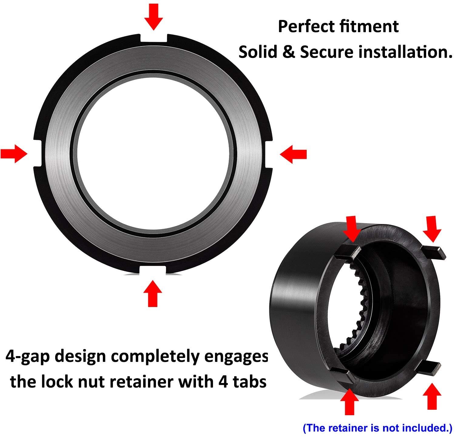 5th Gear Lock Nut Retainer Kit for 1994-05 Ram 2500 3500 4WD NV4500 Transmission