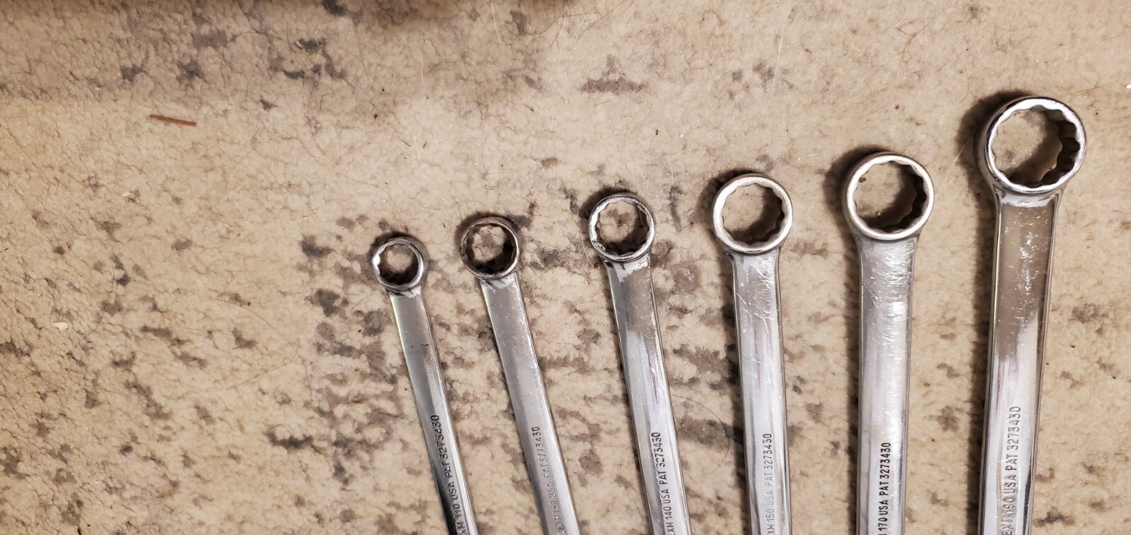 Snap On Oexm 6 Pieces Metric Wrenches 19-17-15-14-13-11