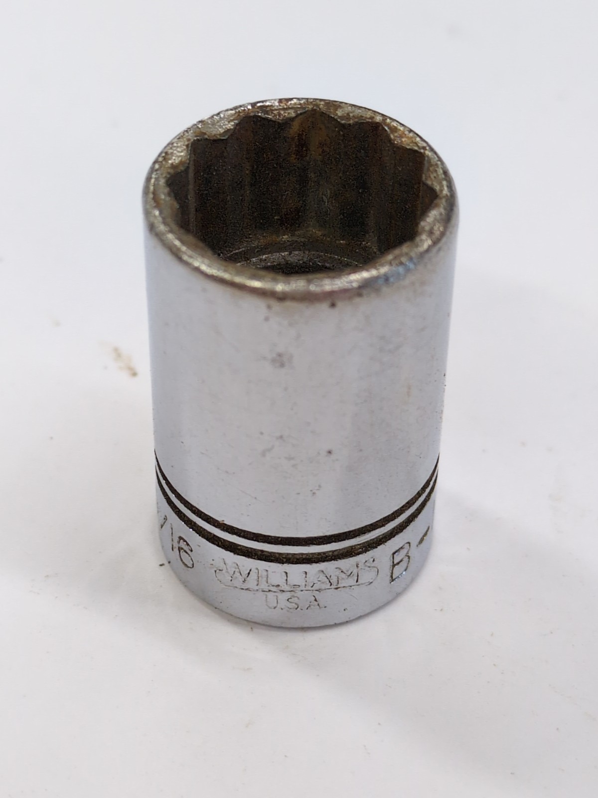 Williams 9/16″ Socket B-1218 3/8″-Drive 12-Point SAE MADE IN USA