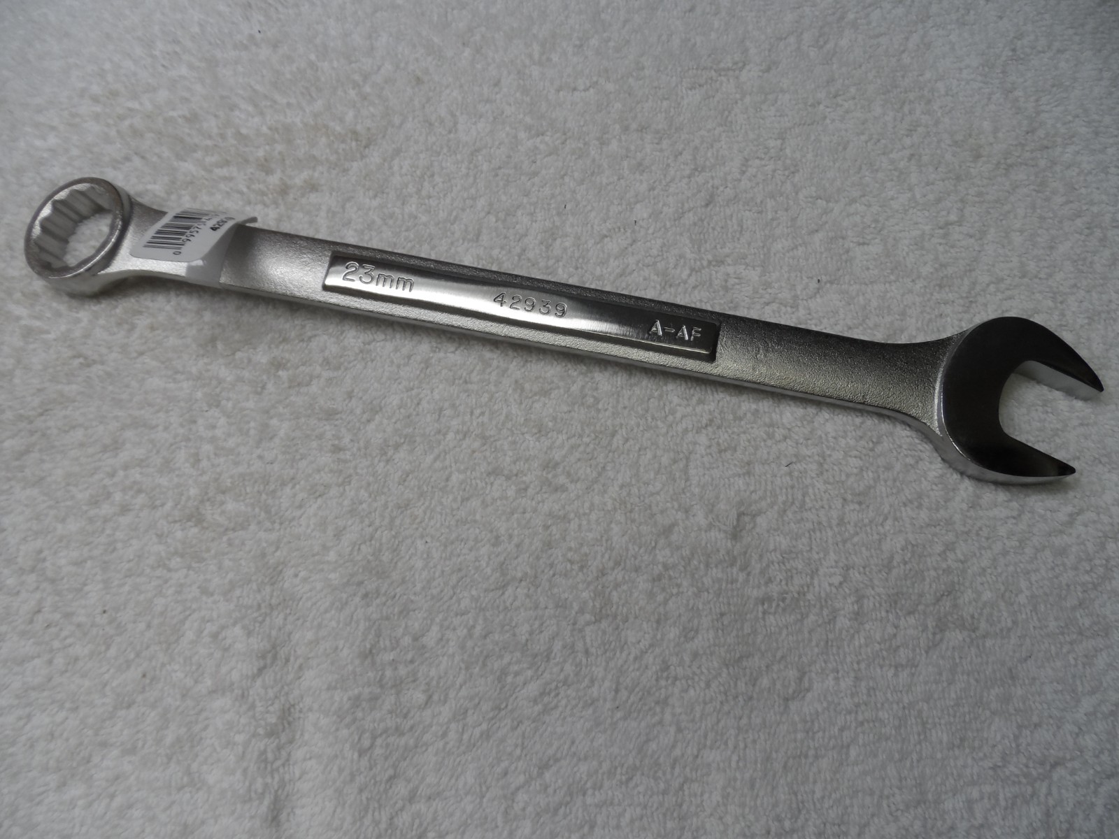 Craftsman Metric MM Combination Wrench, 12pt, 23mm – Part # 42939 A-AF (tag)