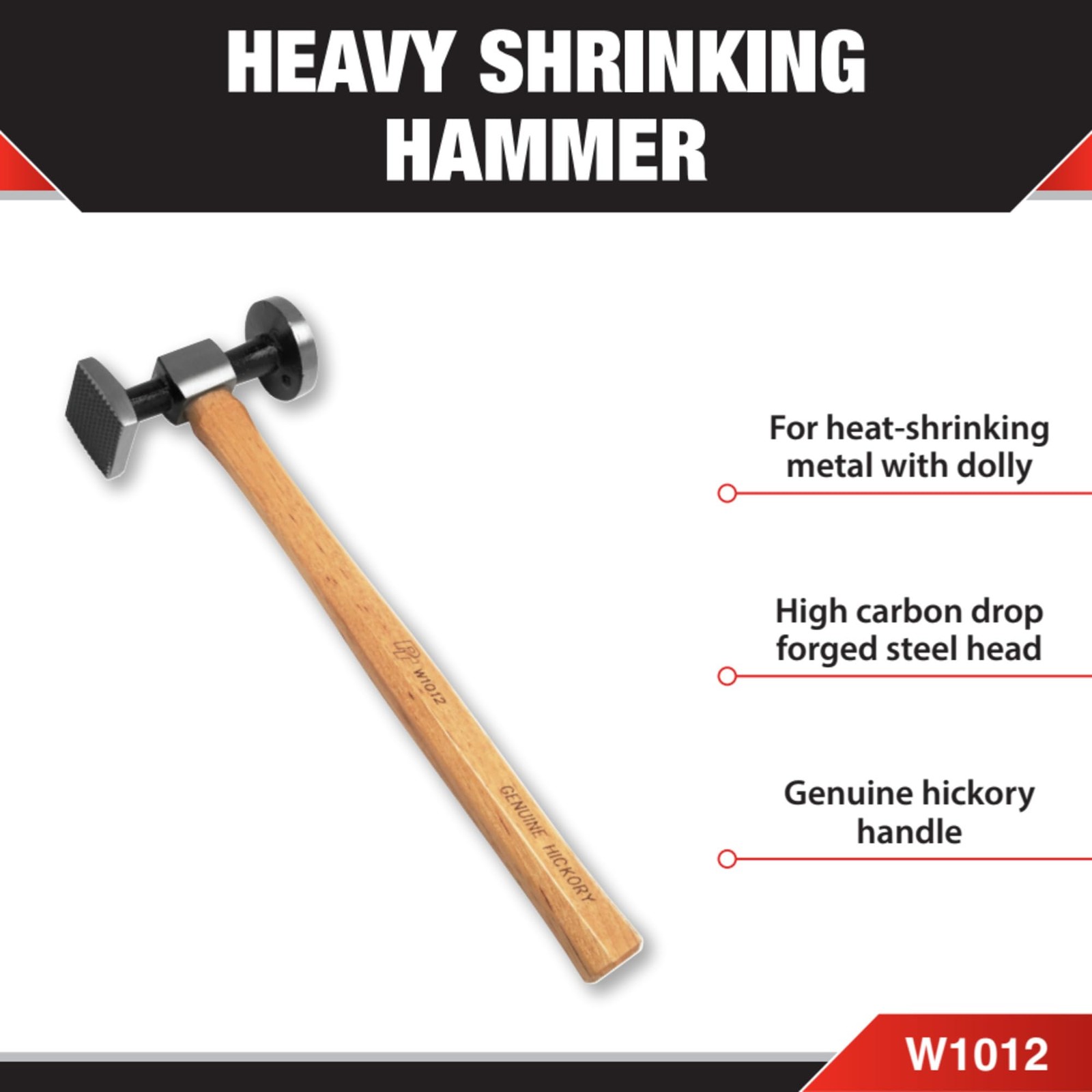 Heat Shrinking Hammer 17 in High Carbon Steel for Body Work