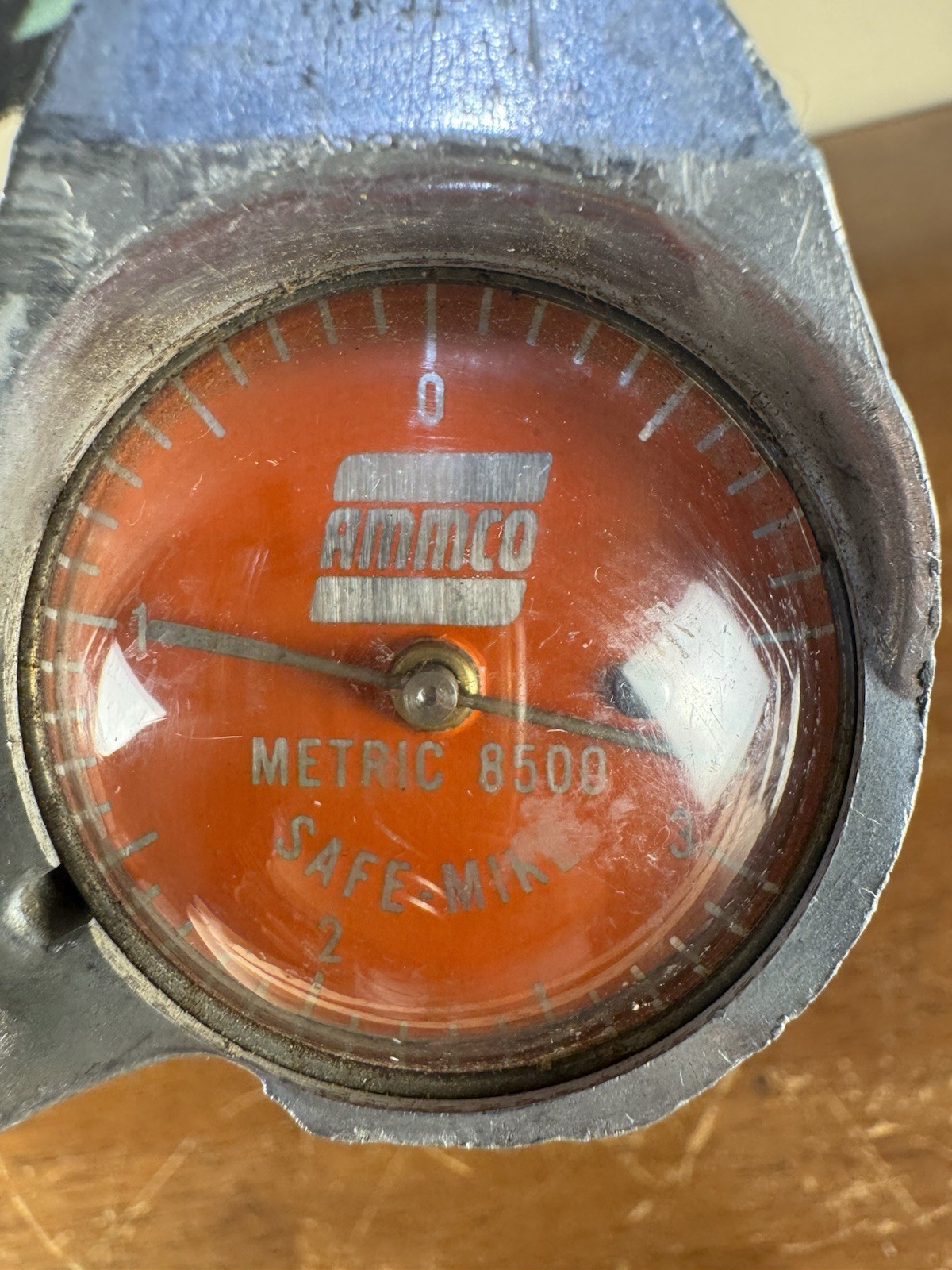 Ammco 8500 Metric Brake Drum Micrometer Safe-Mike Gauge USA Vintage