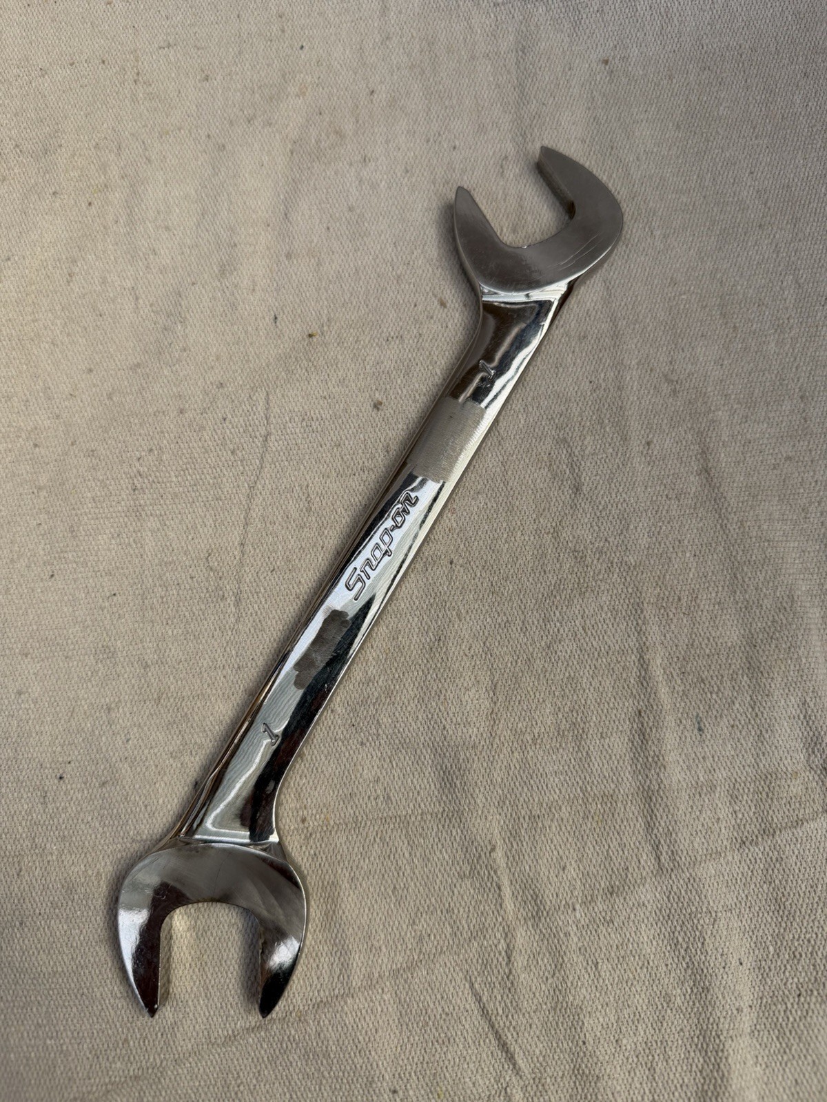 Snap-on VS32B 1″ SAE Four-Way Open-End Angle Head Chrome Wrench USA