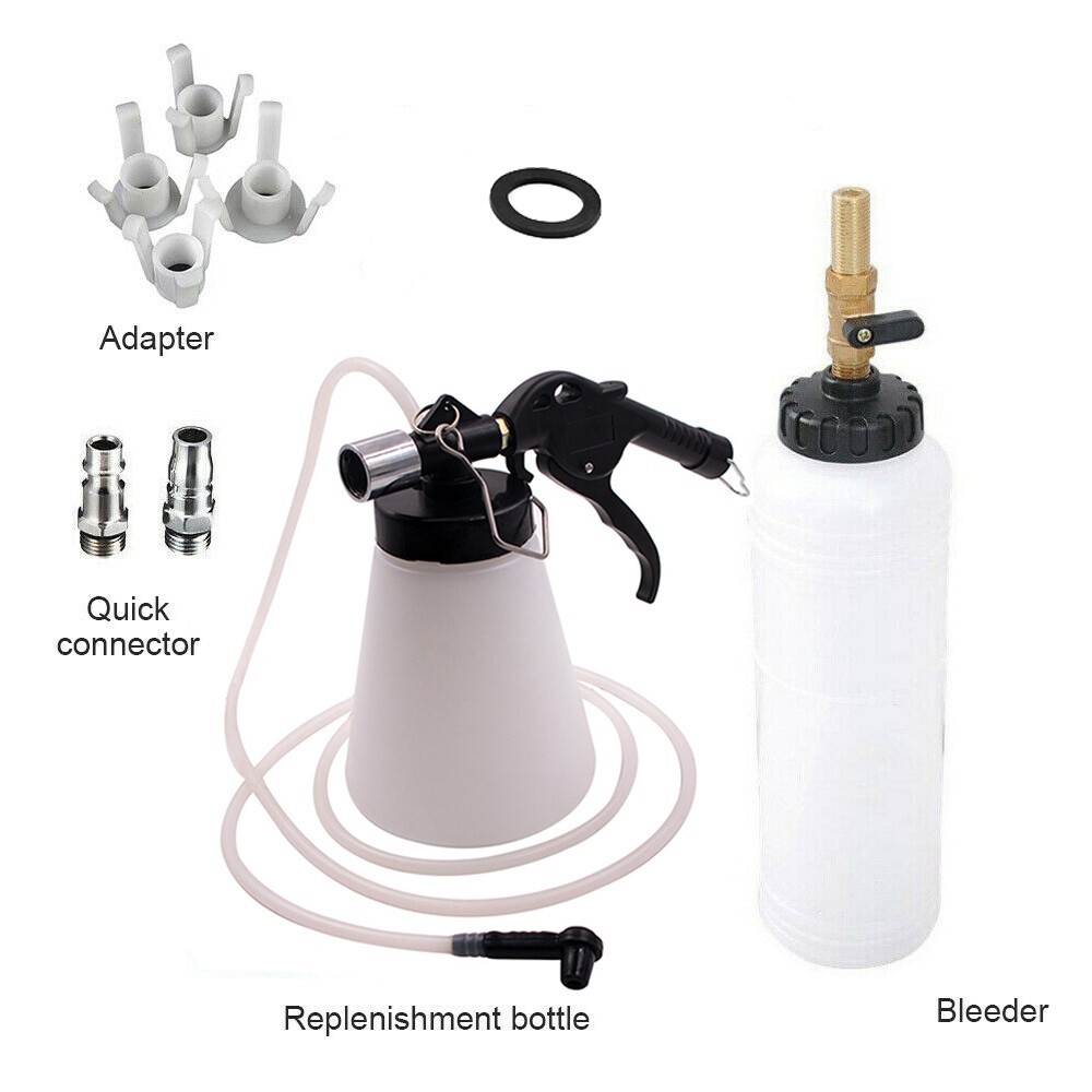 1L Car Brake & Clutch Fluid Bleeding kit Pneumatic Air Vacuum Pump Tool kit