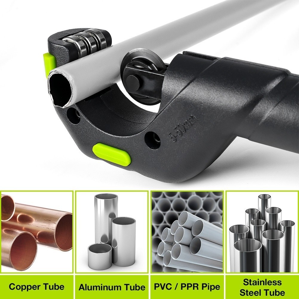 Steel Aluminum Alloy Pipe Cutter for PVC Copper Aluminum Tubes with 6 Bearings