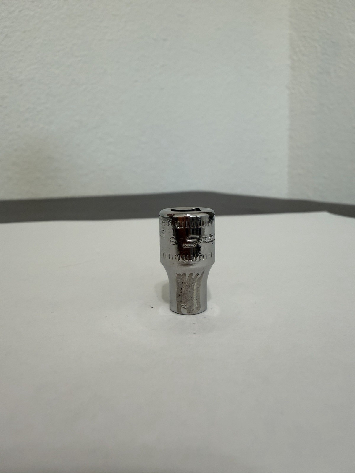 Snap-On TMM5.5 – 5.5mm, Metric, Chrome, 1/4″ Dr., Standard Socket, 6Pt.-USA