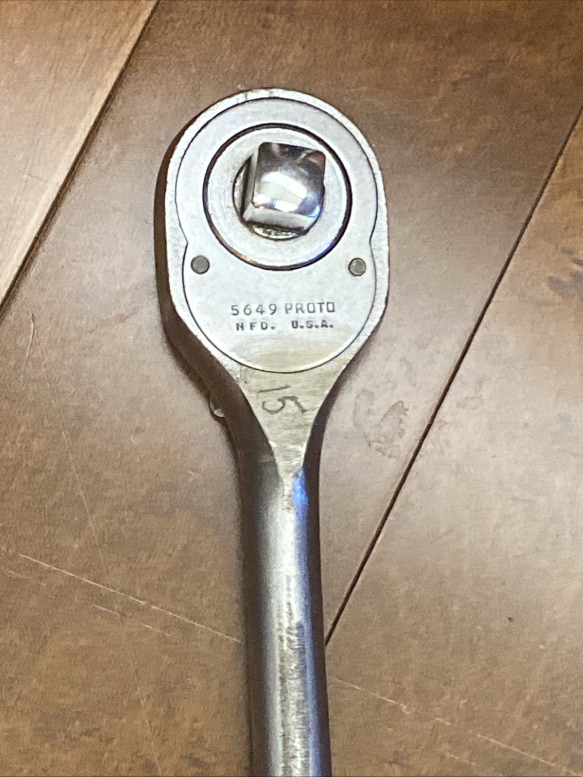 Vintage Proto 5649 Ratchet Wrench 3/4″ Drive Pear Head 20″ USA Heavy Duty