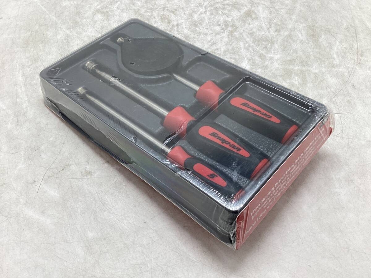 Snap-on PTM30 Red 3pc Soft Grip Magnetic Pickup Tool & Mirror Set [Unused]