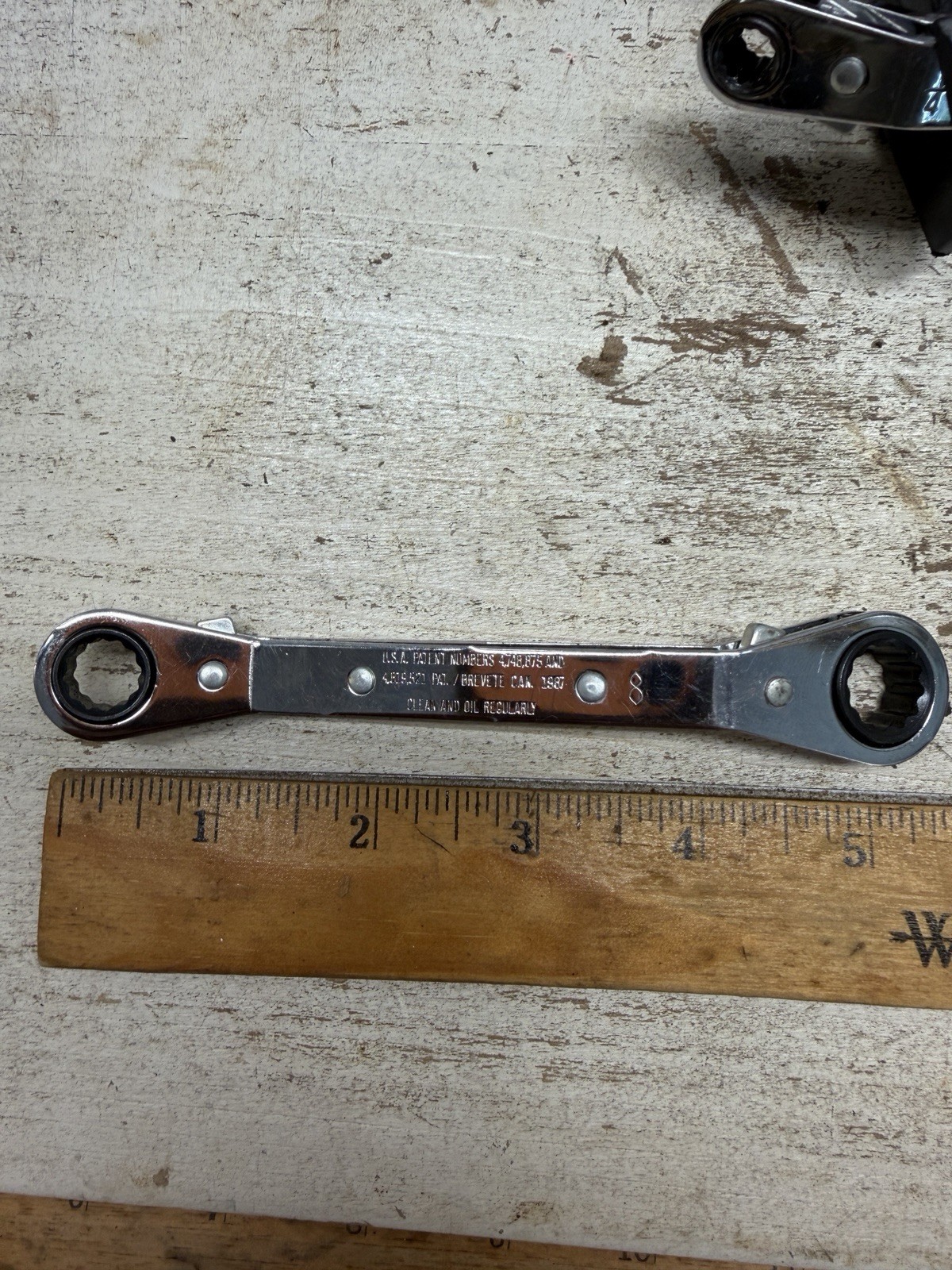 Craftsman 5Pc SAE Double Offset Ratcheting Wrench Set 1/4-7/8 USA 🇺🇸 Like New