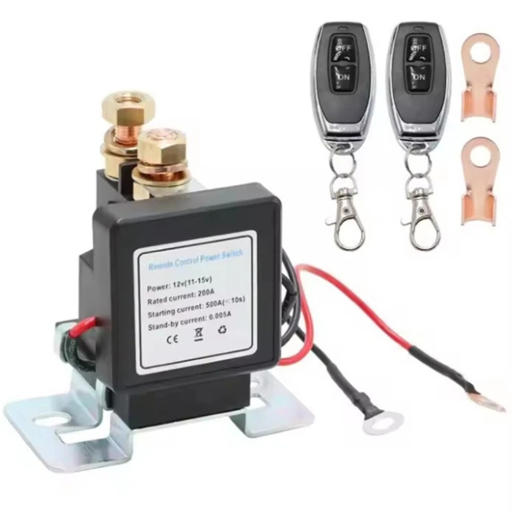 Keyless Remote Control Car Starter Relay Remote Engine Disable Supports 12V/24V