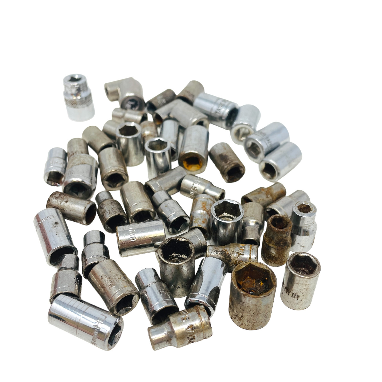 50 Pcs Task Force, Husky and Assorted 5mm, 6mm, 7mm, 8mm, Socket Set