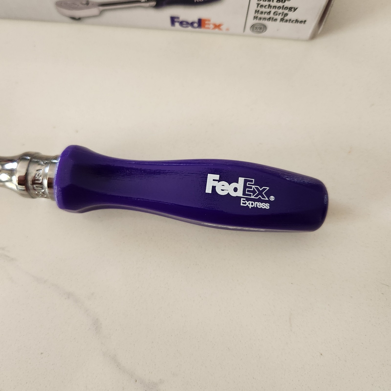 Snap-On Tools FHD80MFED Rare Aviation Maintenance 3/8″ Dr Fedex Purple Handle