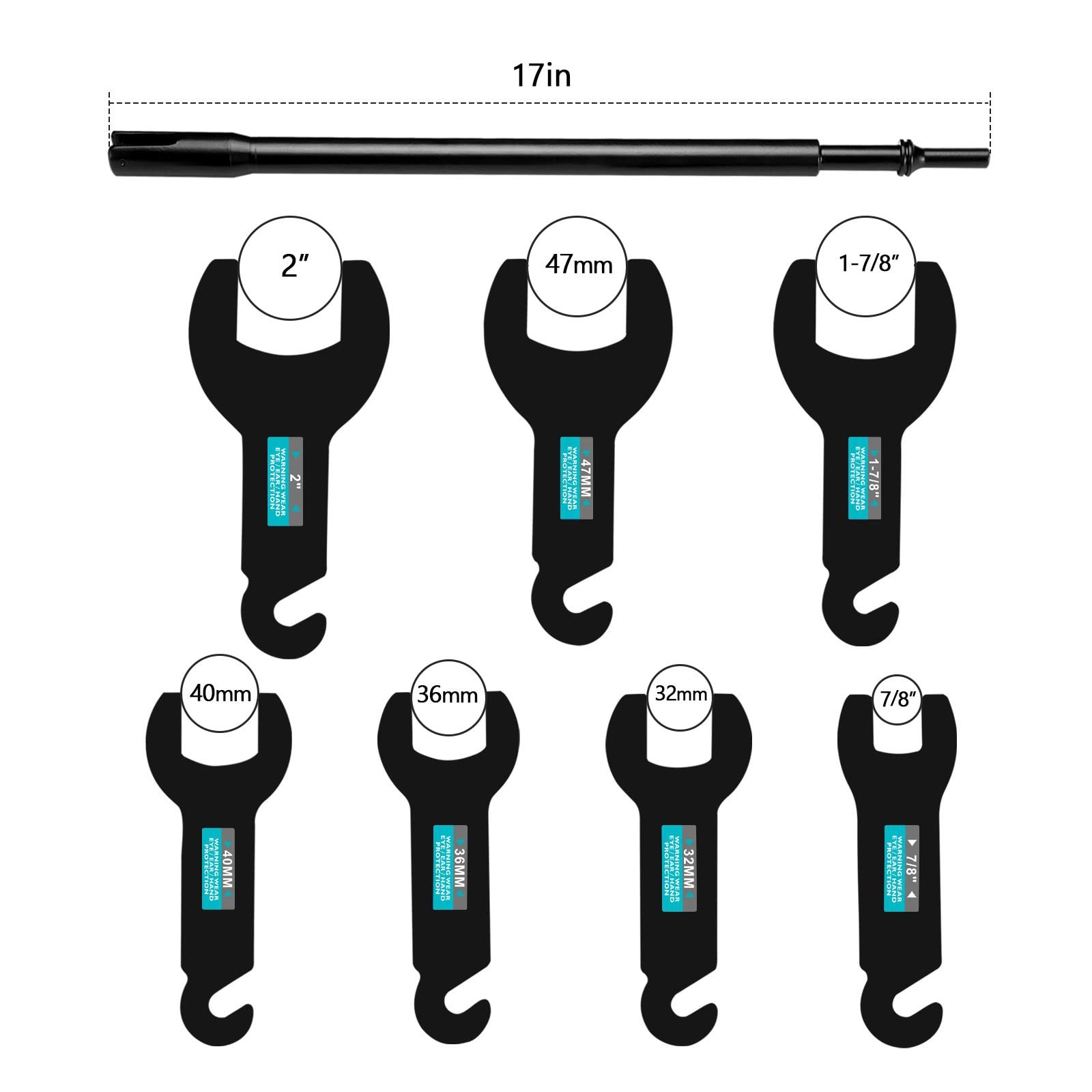 8pcs Fan Clutch Removal Tool – Pneumatic Fan Clutch Tool Kit Compatible with