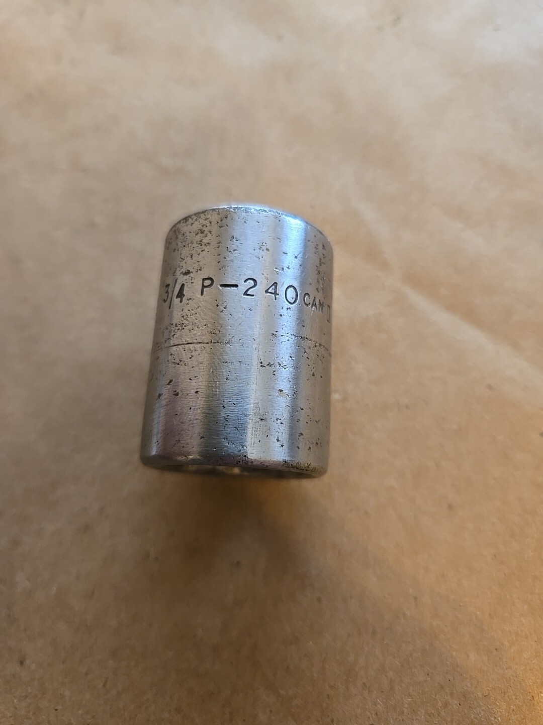 Snap On 1/2″ Drive 3/4″ 6PT Shallow Impact Socket For Parts Canada P-240