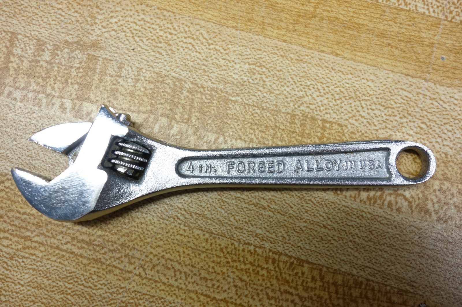 SK Tools 4″ Adjustable Crescent Wrench USA Mini Compact