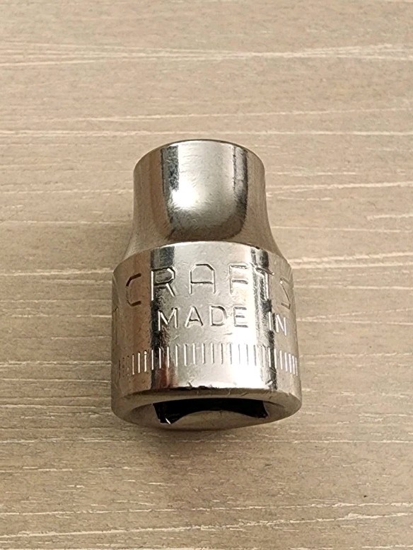 Craftsman USA 9mm Socket 6 Point 3/8″ Drive Inverted G1 43541