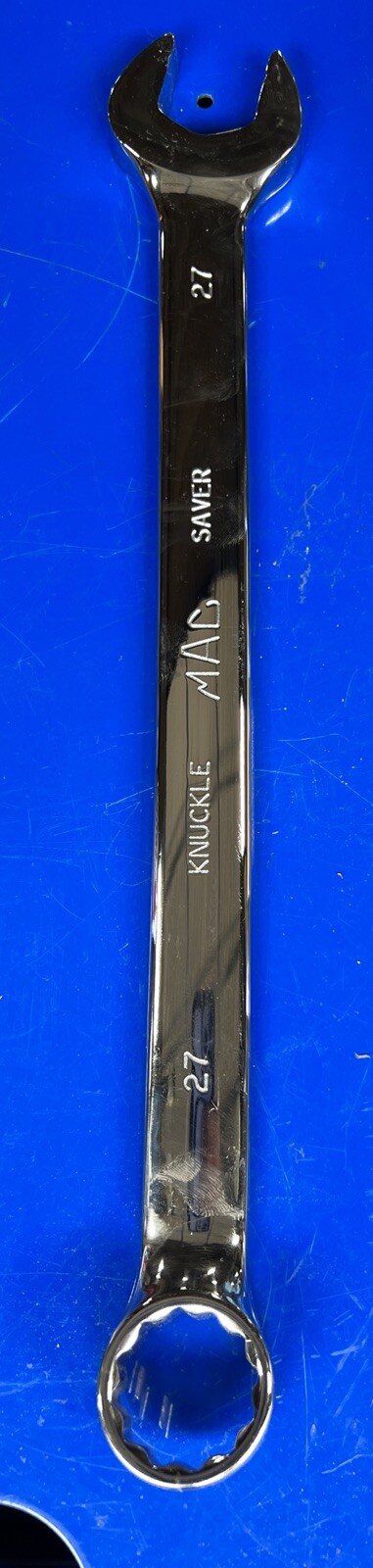 Mac Tools 27mm Combination Wrench 12pt Knuckle Saver Metric Jumbo MB272KS NEW