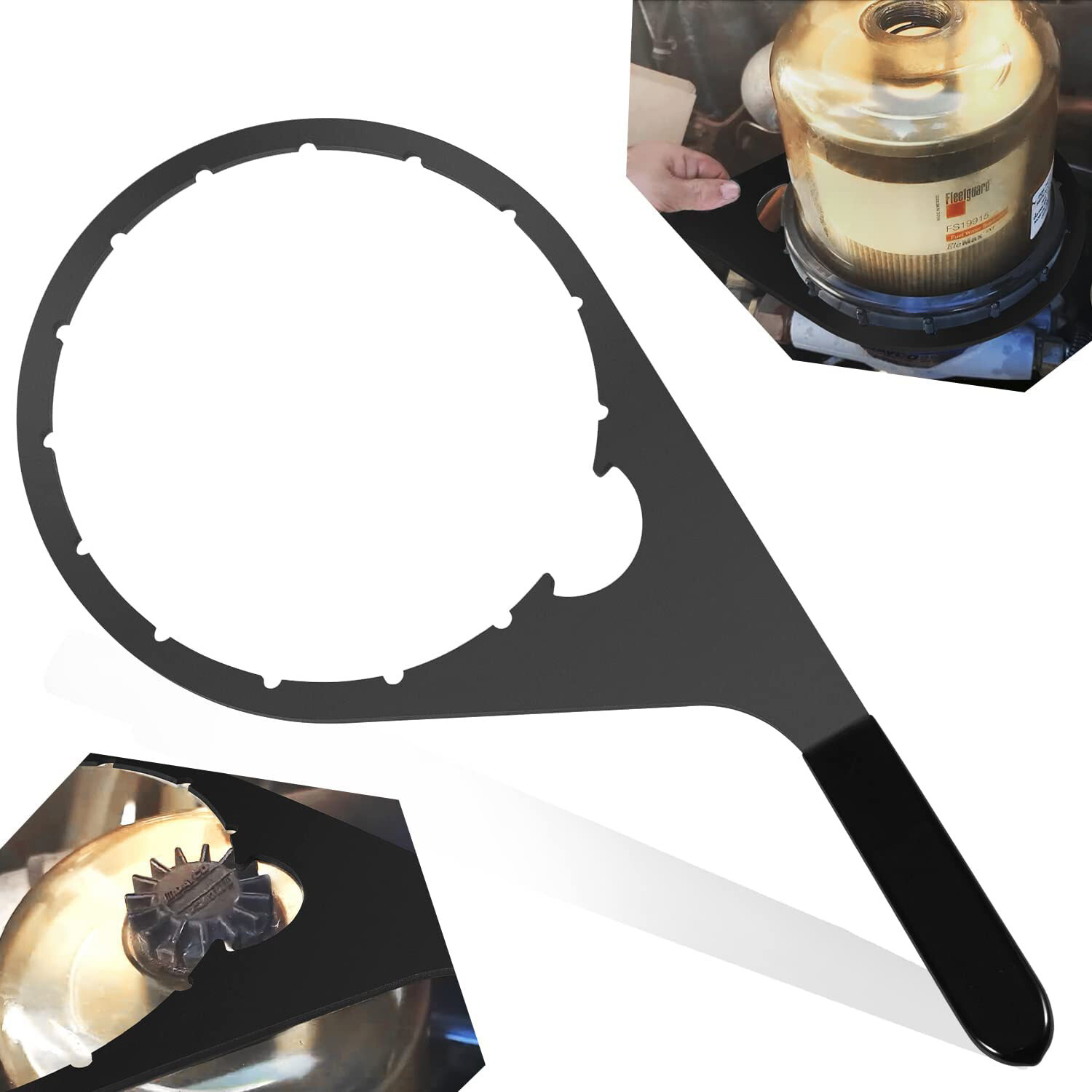 482017 8″ Oil Fuel Filter Collar Vent Cap Wrench Fit for Davco Fuel Pro 482, 483