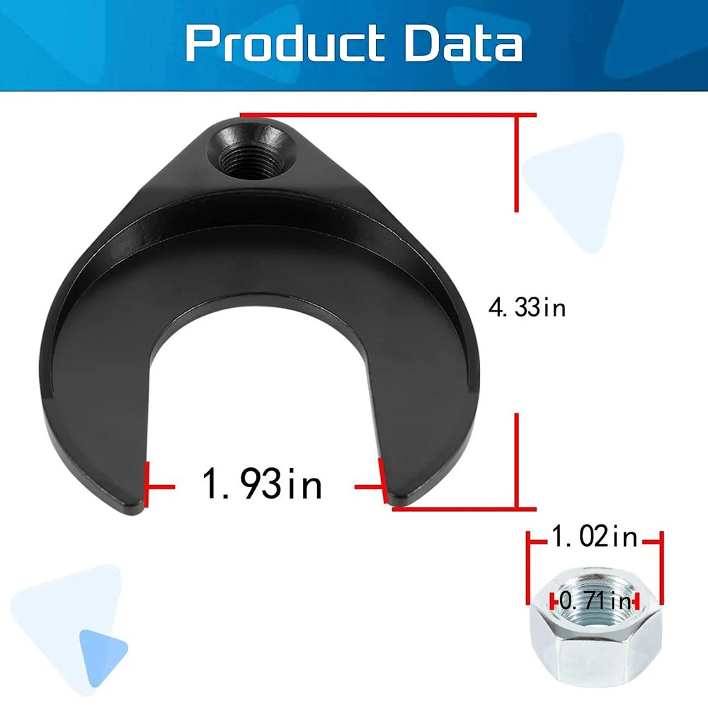 New U-Shaped CV Joint Puller 48mm Fork Axle Remover 5/8-18 Thread