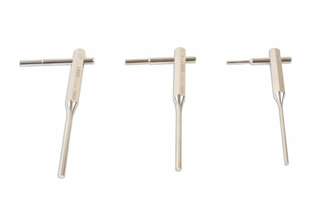 Laser 7865 3 Piece Twin Function Brake Pin Punch Set
