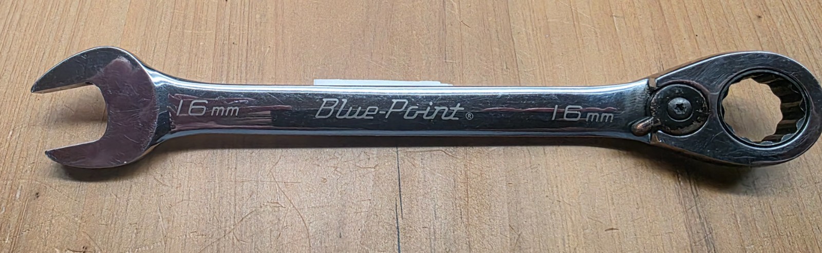 Blue Point Reversible Ratcheting Combination Wrench Metric 8mm-17mm & 1/2″