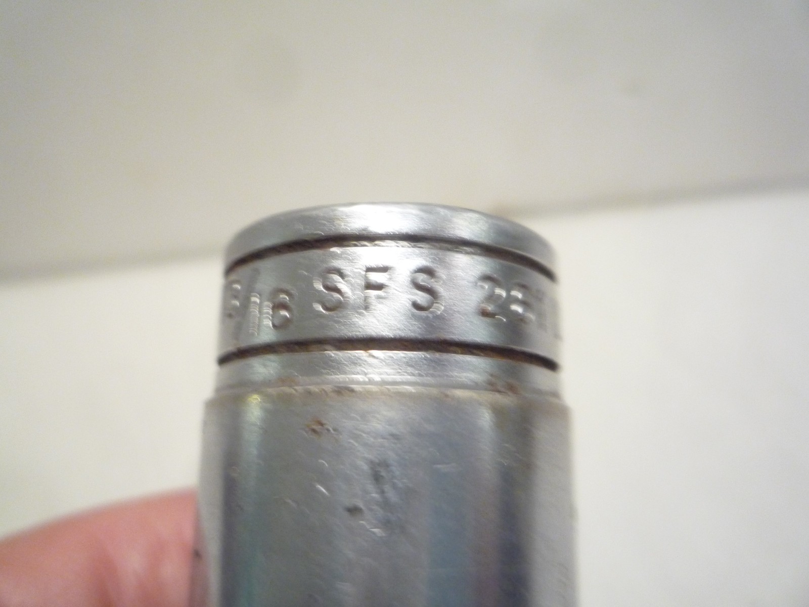 Snap-on Tools 13/16″ SAE Deep Socket SFS261 USA 3/8″ Drive 6-Point