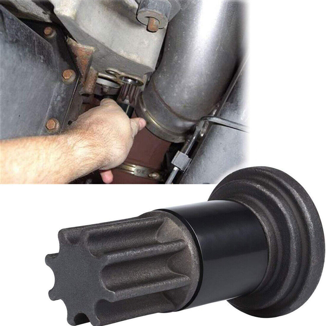 Engine Barring Tool for Cummins B/C Series Dodge Pickup 3.9L 5.9L 6.7L 8.3L