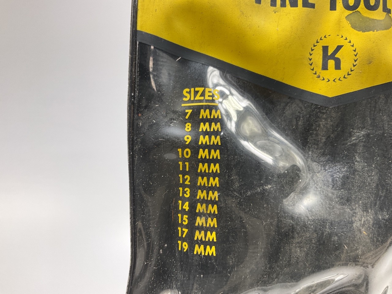 12MM NO BRAND 13MM 15MM 17MM S-K BRAND, 14MM, 19MM GAMBLES – 11 Piece Wrench Set
