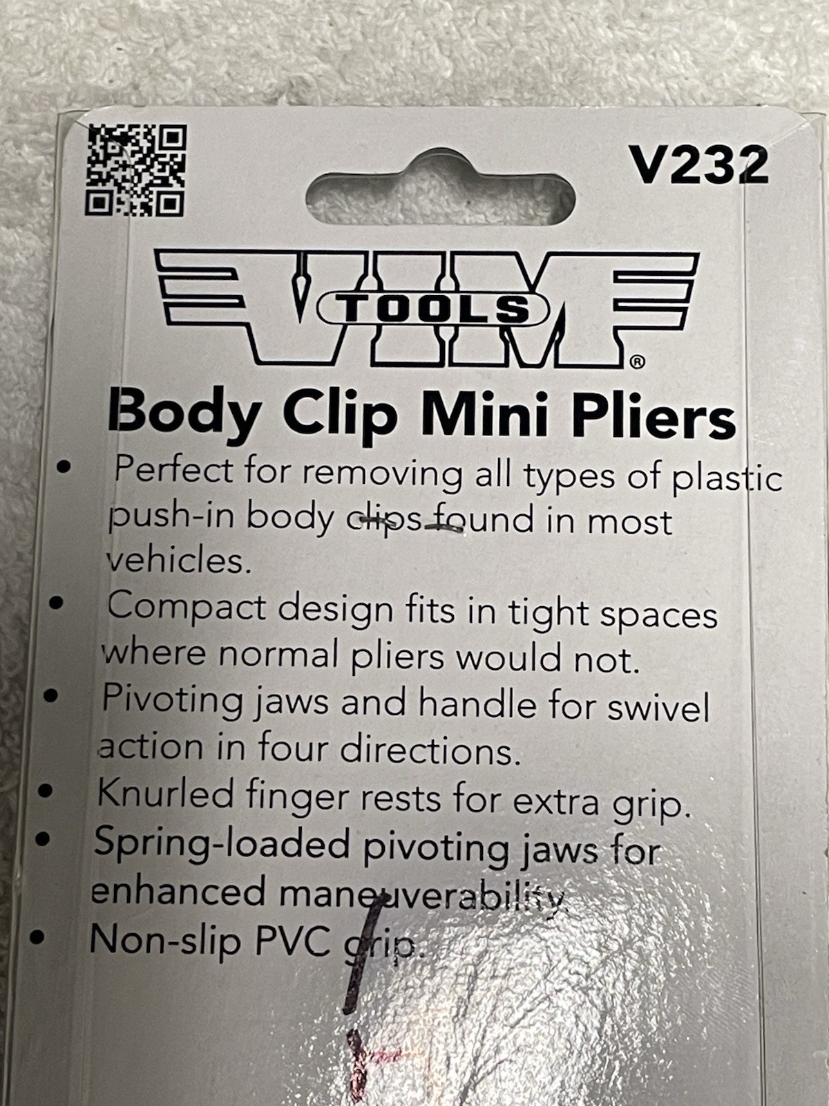 VIM Tools Body Clip Mini Pliers (V232)