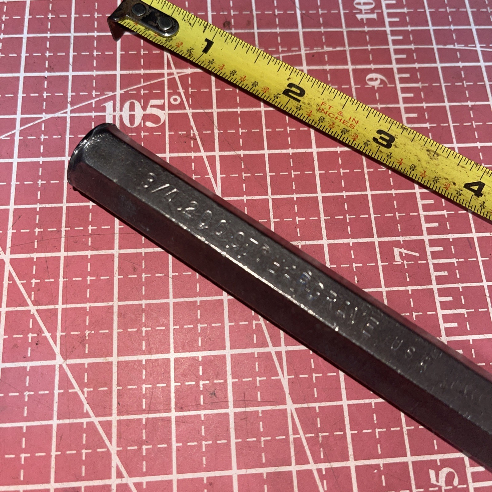 Vintage CTC Hargrave USA 3/4” Tip 200 Series Cold Steel Chisel 3/4 In 7-7/16 Lon