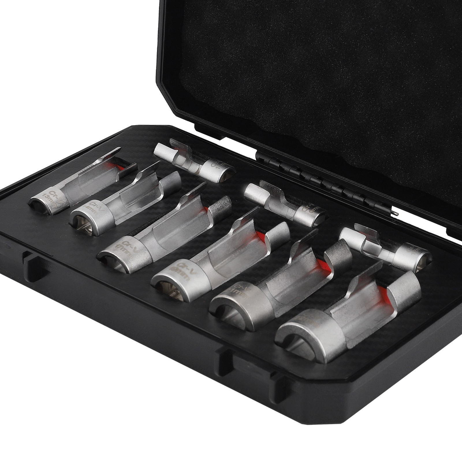 Diesel Injector Fuel Line Socket Wrench Set 17mm 19mm 21mm 22mm 3/8″ sockets