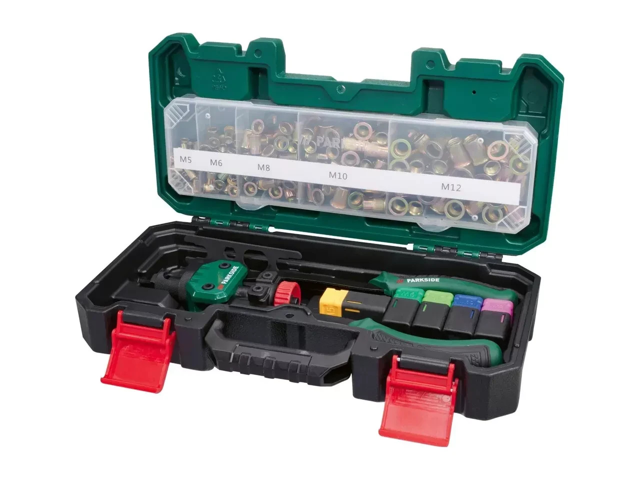 Parkside Rivet Nut Tool with Accessories 151 pieces, Brand New, German Quality