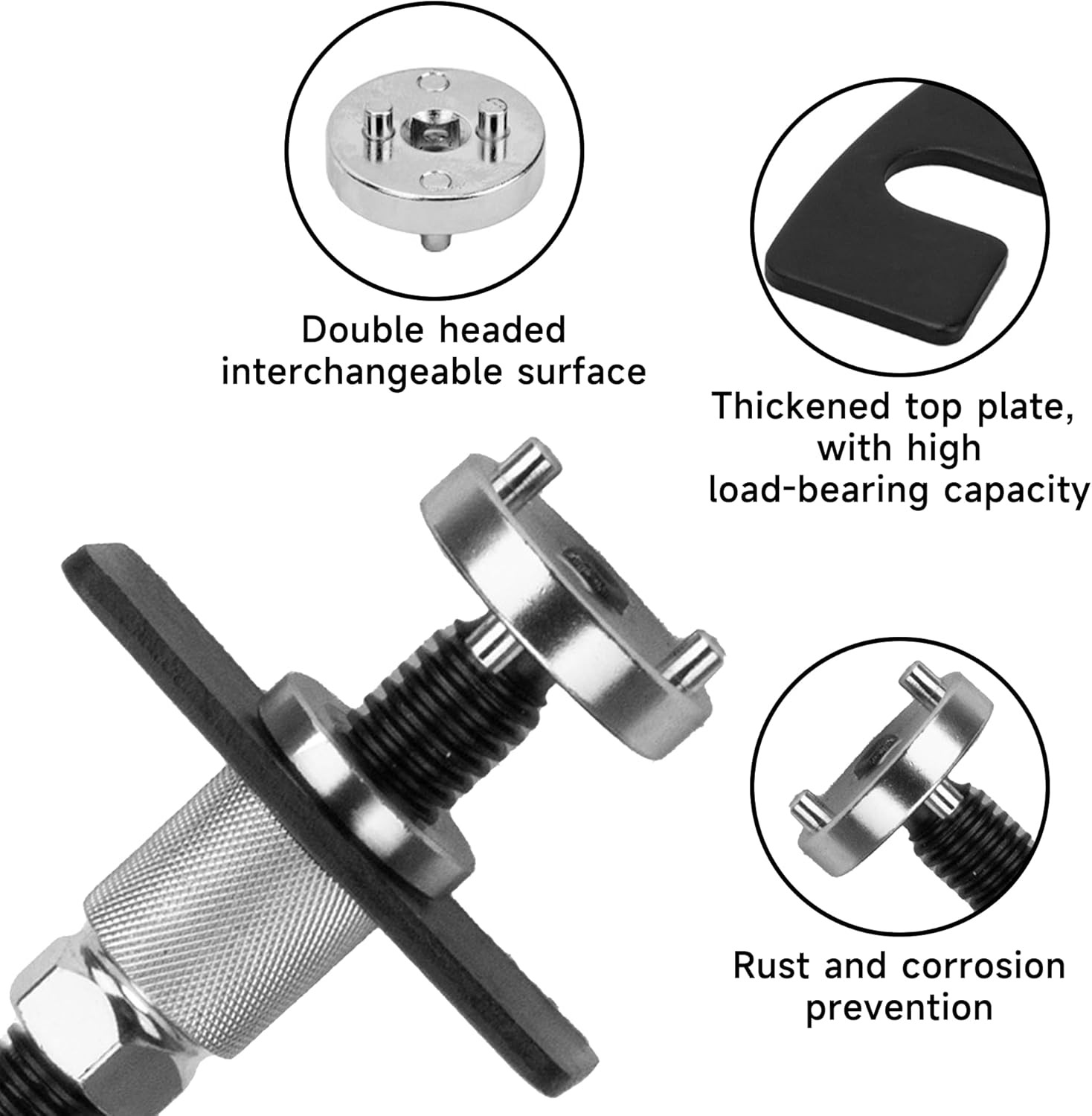 Car Disc Brake Caliper Piston Rewind Tool, 3pcs/Set Brake Piston Wind Back Tool