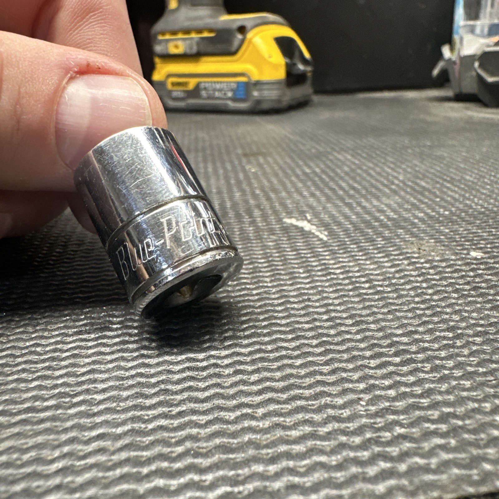Blue Point Tools BLPSM1413 6 Point 1/4″ Drive 13mm Shallow Metric Socket