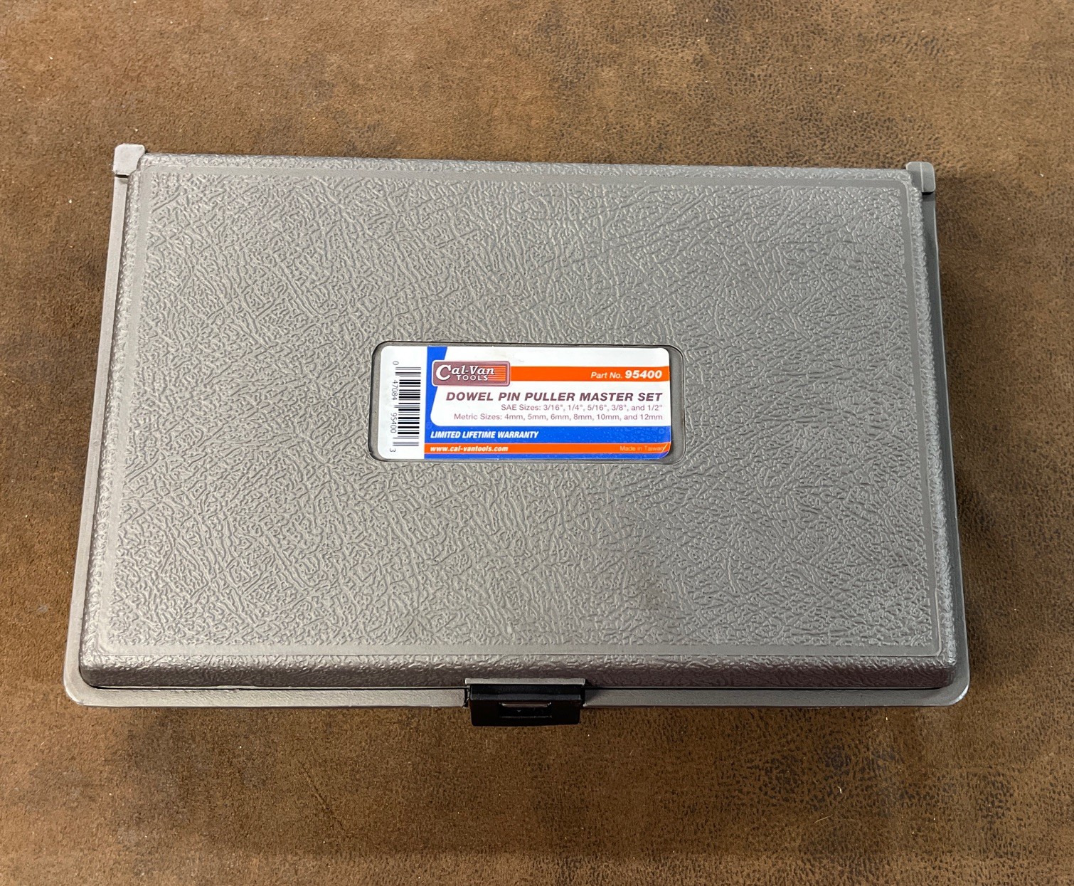 Cal Van Tools 95400 In-Line Dowel Pin Puller Set, With SAE And Metric Collets