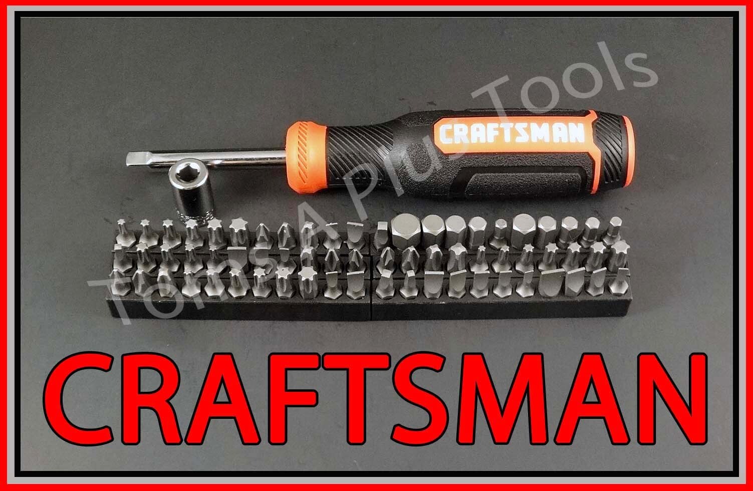 CRAFTSMAN HAND TOOLS 68pc 1/4 dr Nut driver Torx Screwdriver / Hex driver set !