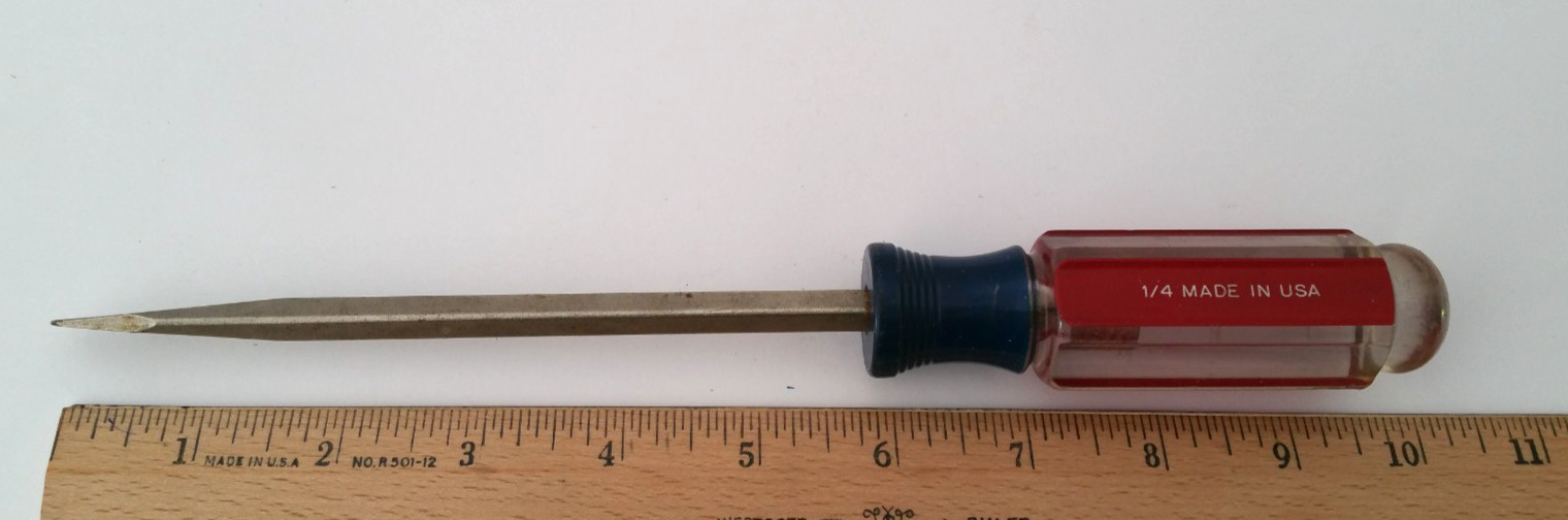 Craftsman 1/4″ Flathead Slotted Screwdriver 41584 S WF USA K358