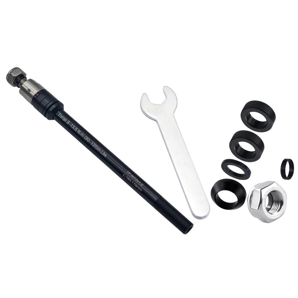 Trailer Thru Axle for Bikes 160-178mm M12x1.0 Thread for Thule Croozer