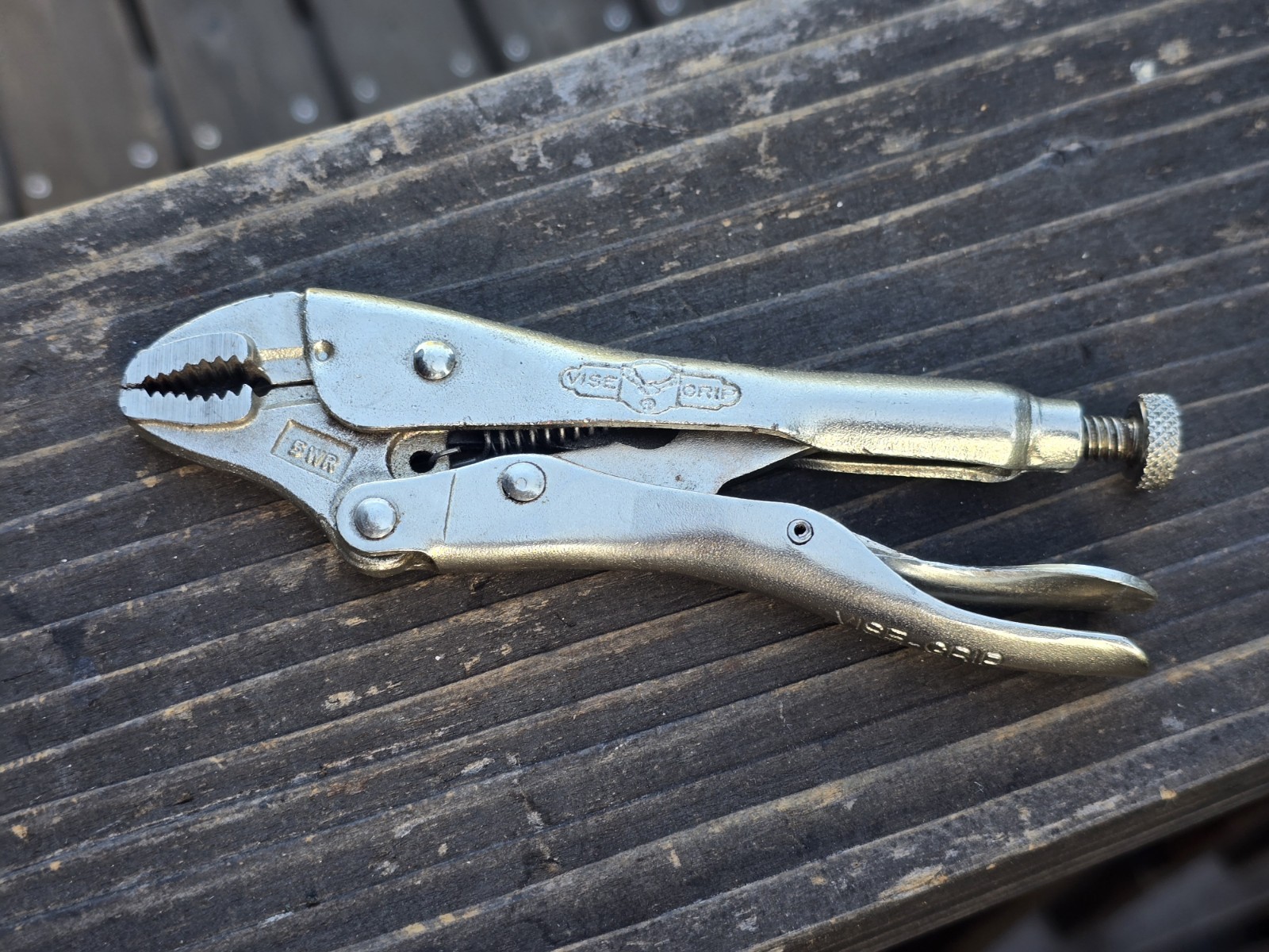 Vintage Petersen 5WR Locking Vise Grip Locking Pliers Dewitt USA Excellent!