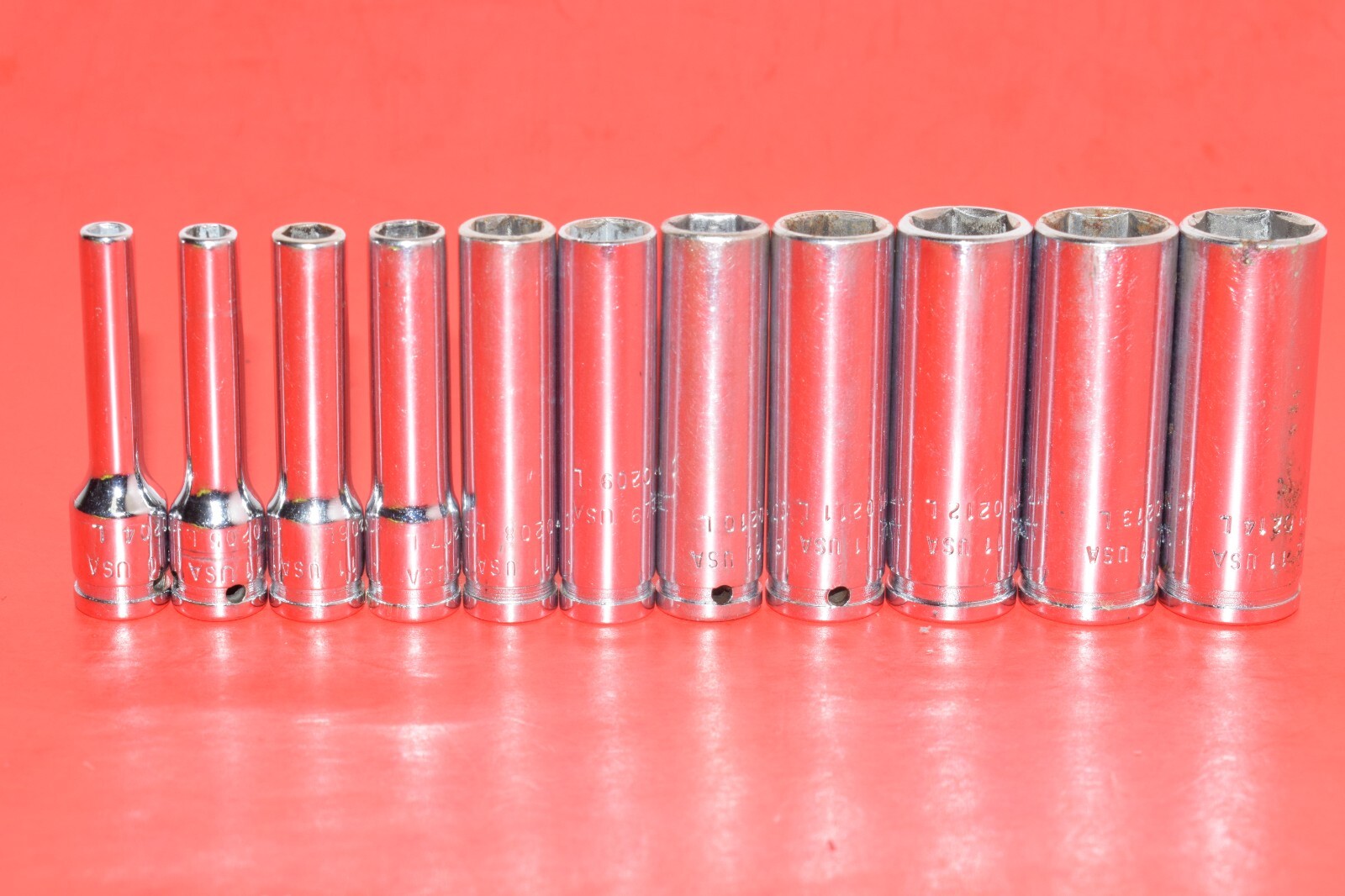 Cornwell Tools 1/4″ Drive 11pc Metric 4mm – 14mm 6-POINT Deep Flank Socket Set
