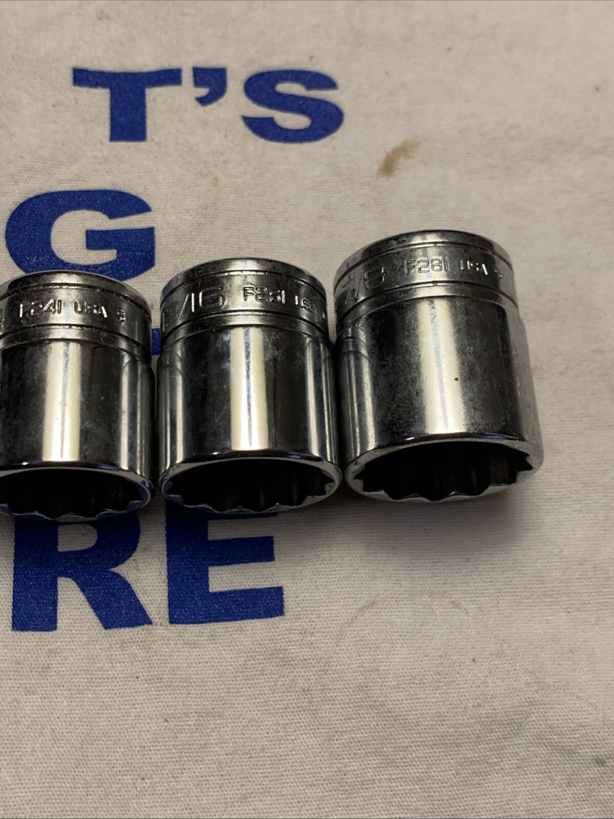 Snap-on Tools USA 3/8″ Drive 12pt 7pc 5/16″-7/8″ Chrome Socket Set F Series