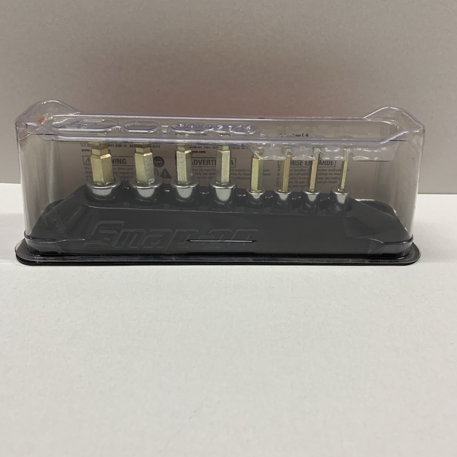 Snap On 208EFTABMY 8Pc Combo Drive Metric Ball Hex Bit Socket Set (3-10 mm) NEW