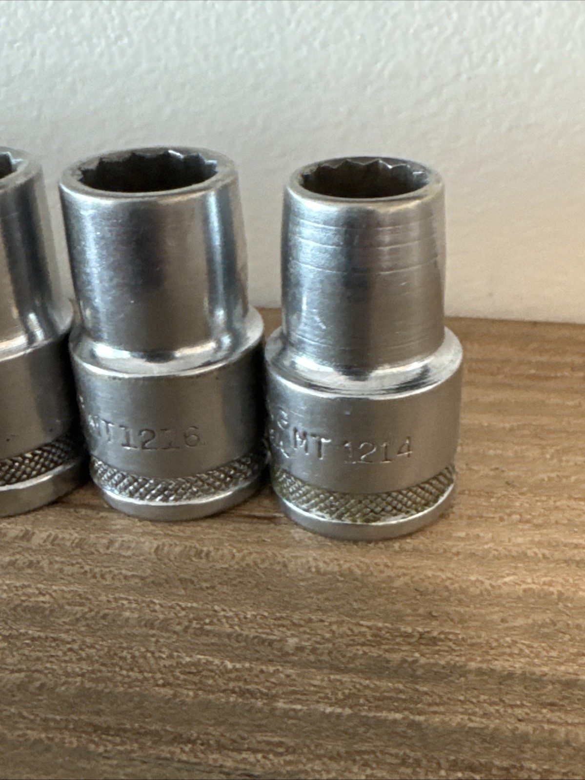VTG Mustang 1/2” drive sockets SAE (10 pieces) MT1232 – MT 1214 Made In USA