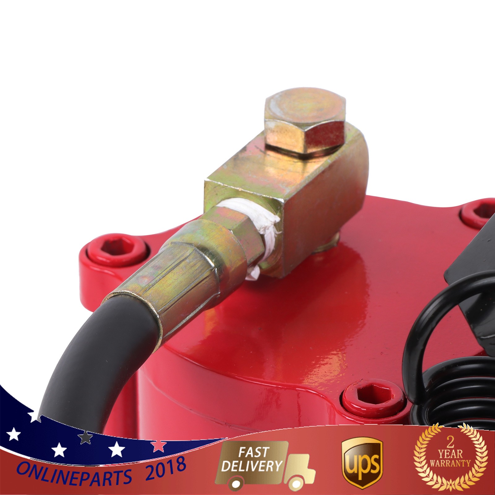 Pneumatic Air Hydraulic Bottle Jack with Manual Hand Pump, 20 Ton (40,000 lb)