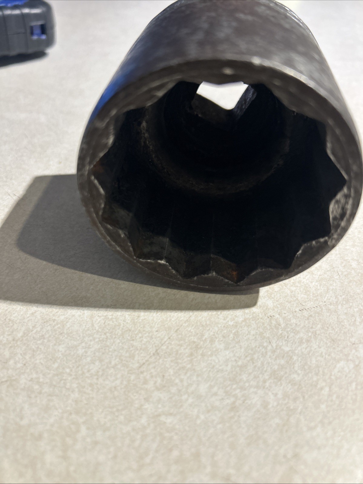 Vintage Snap-on LDH702 3/4″ Drive 12 Point 2-3/16″ SAE Shallow Socket / USA –