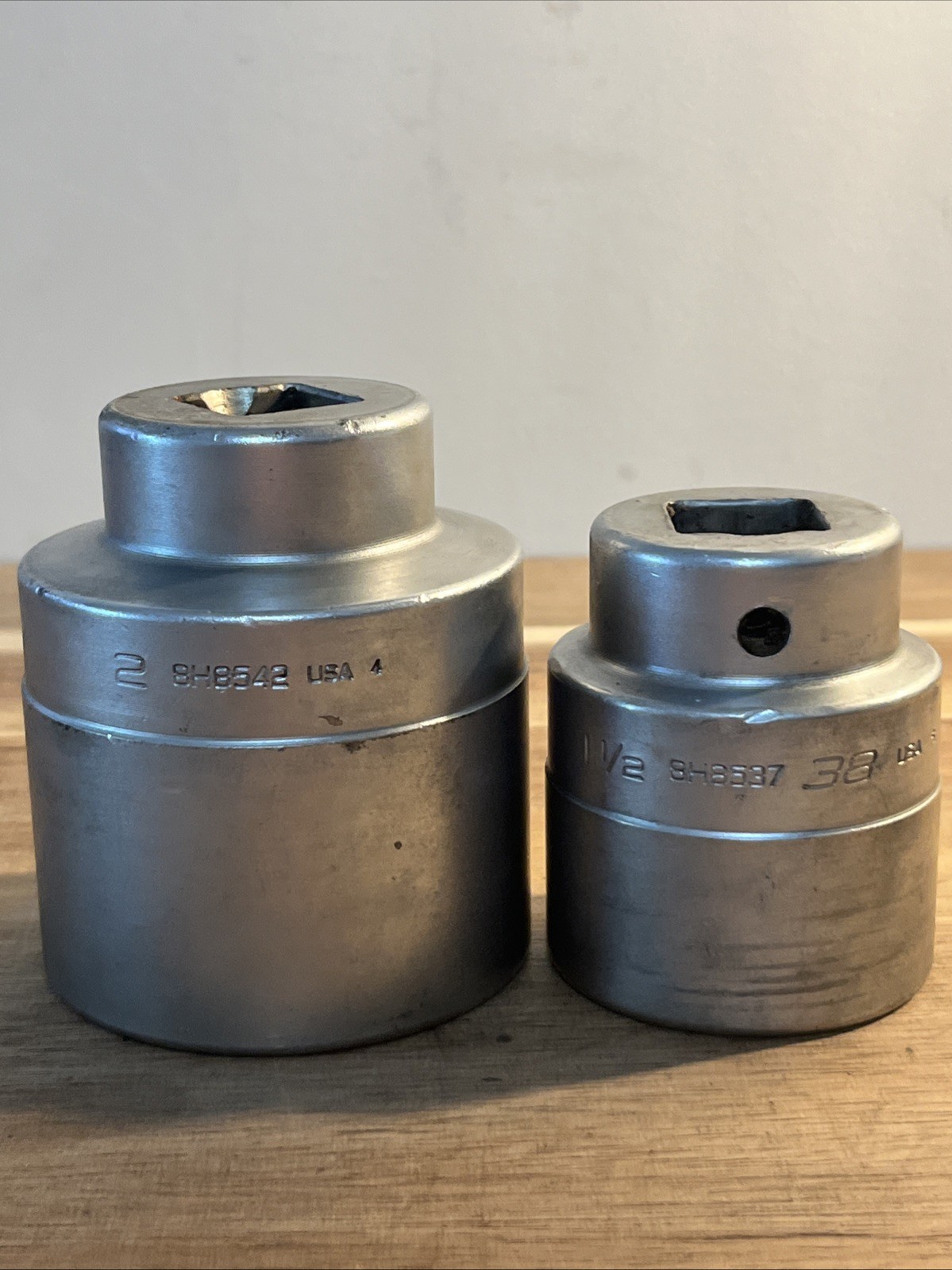 3/4″ Drive Sockets 1 1/2″ 8H8537 And 2″ 8H8542 USA Both 12 Pt