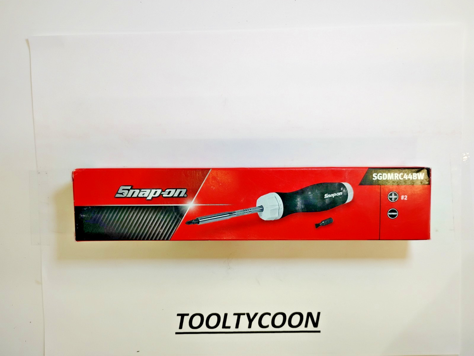 Snap-On Tools NEW 2026 LIMITED BLACK & WHITE Ratcheting Screwdriver SGDMRC44BW