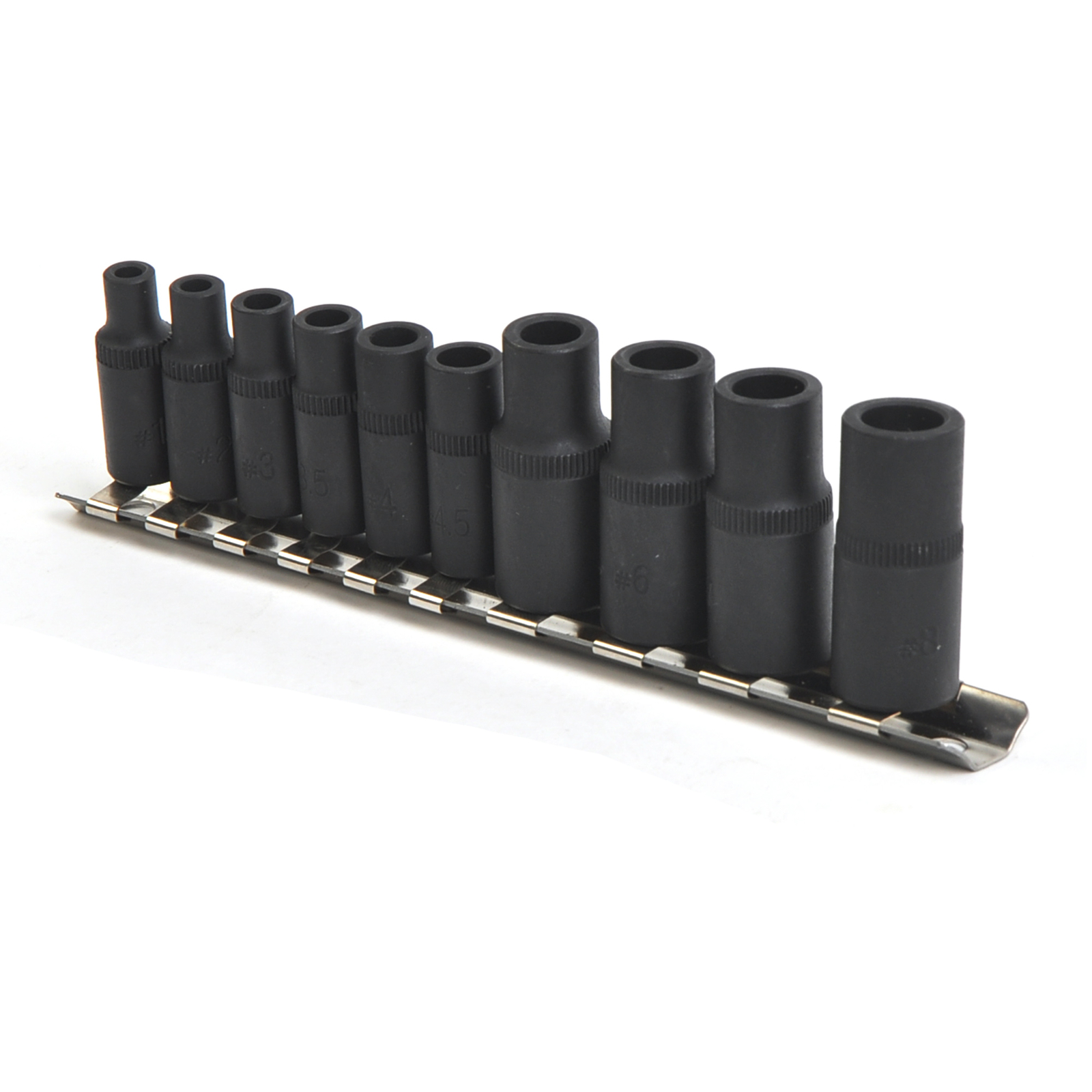 1/4″ 3/8″Dr 10pc Tap Socket Set Magnetic Tap Holders Kit Set Thread Cutting Tool