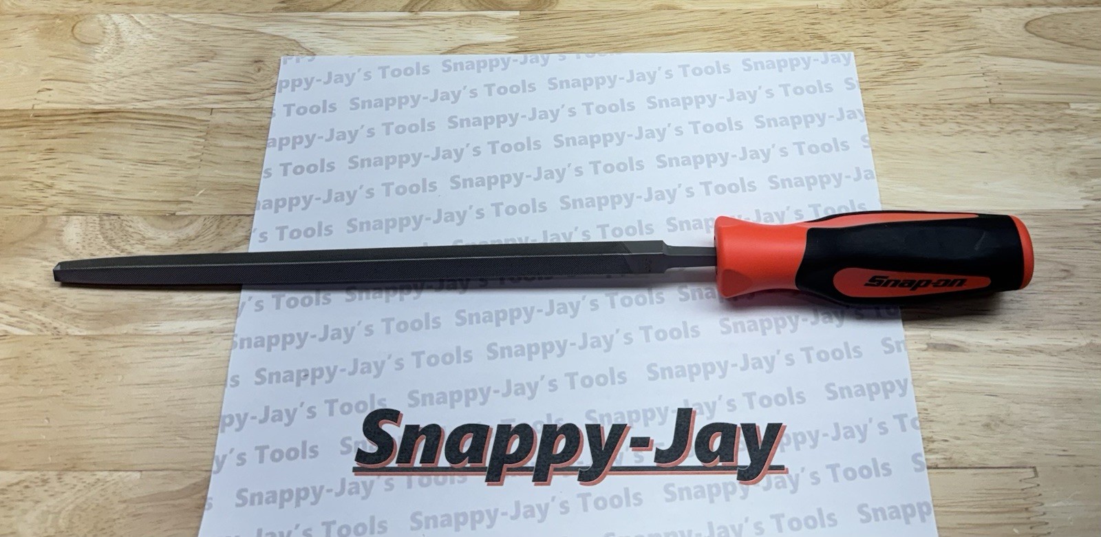 Snap-on Tools NEW ORANGE Soft Grip Four Square 10” Blade File SGHF615B 10SQA