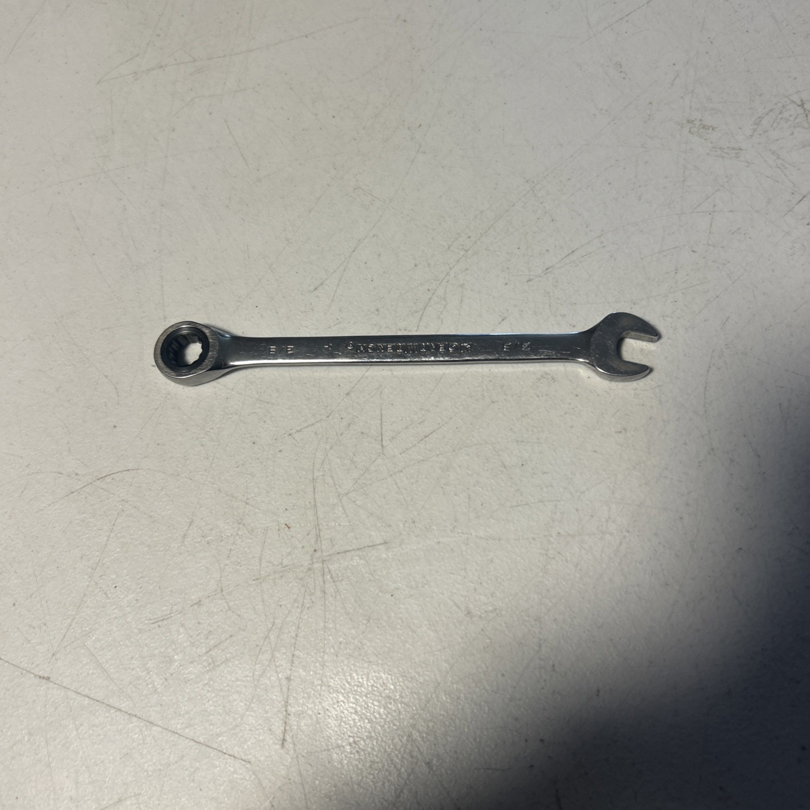 GearWrench – 3/8” Ratcheting Combination Wrench, 12 Point Wrench